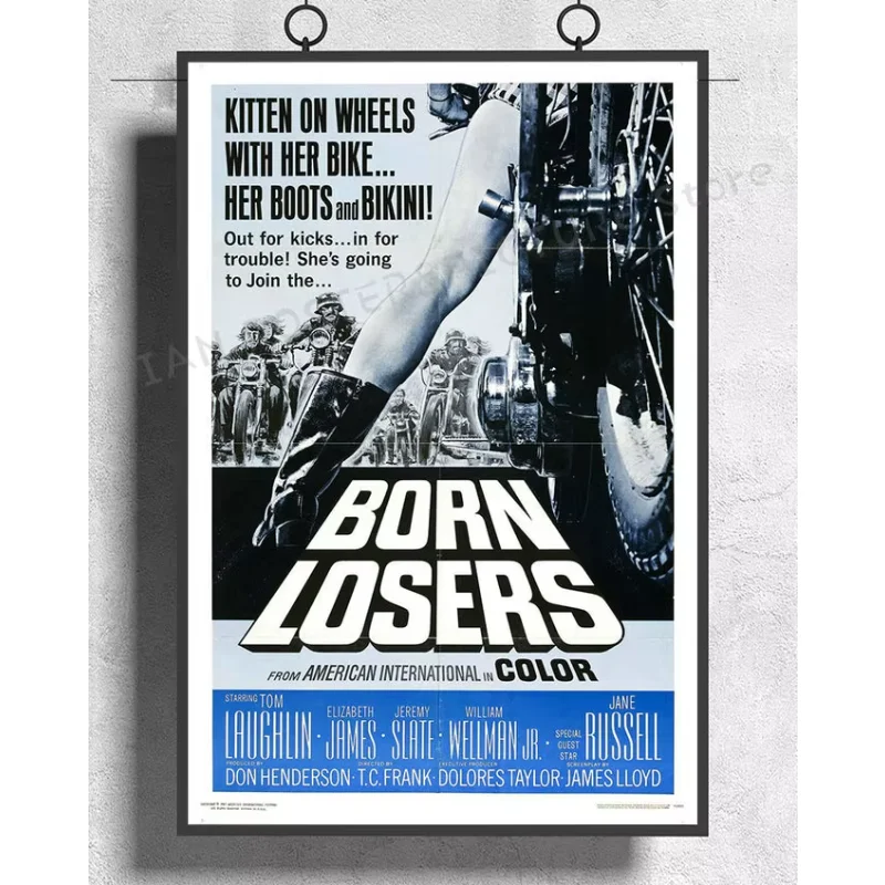 NJ715 BORN LOSERS Classic Movie Wall Sticker Silk Poster Art Home Decoration