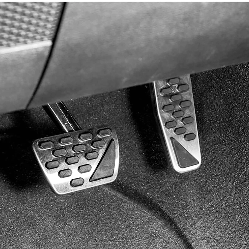 Stainless Steel Car Accelerator Gas Pedal Brake Pedal Pads Automatic For Jeep Wrangler 2018 2019 20 Automotive Fashion Refit Pad