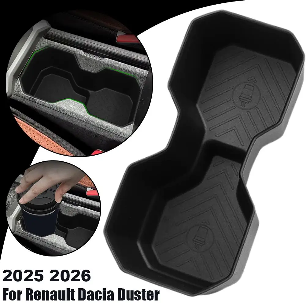 Auto-Mittelkonsolen-Getränkehalter für 25-26 Dacia Duster Adventurers für Renault Mittelkonsolen-Getränkehalter Auto-Aufbewahrungsbox