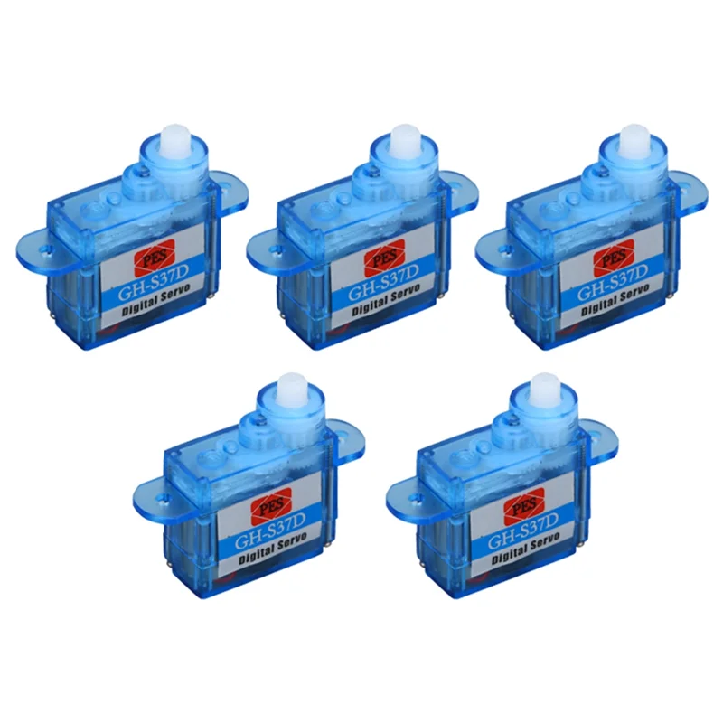 5Pcs GH-S37D 3.7G Digital Servo Miniature Servo for RC Plane Trex 250 Helicopter Boat Car