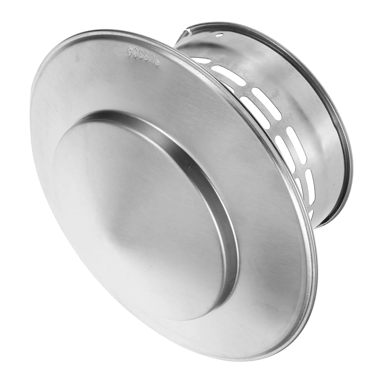 

Umbrella Chimney Rain Hat Round Caps for outside Vent Material Stove Pipe Silver Cover
