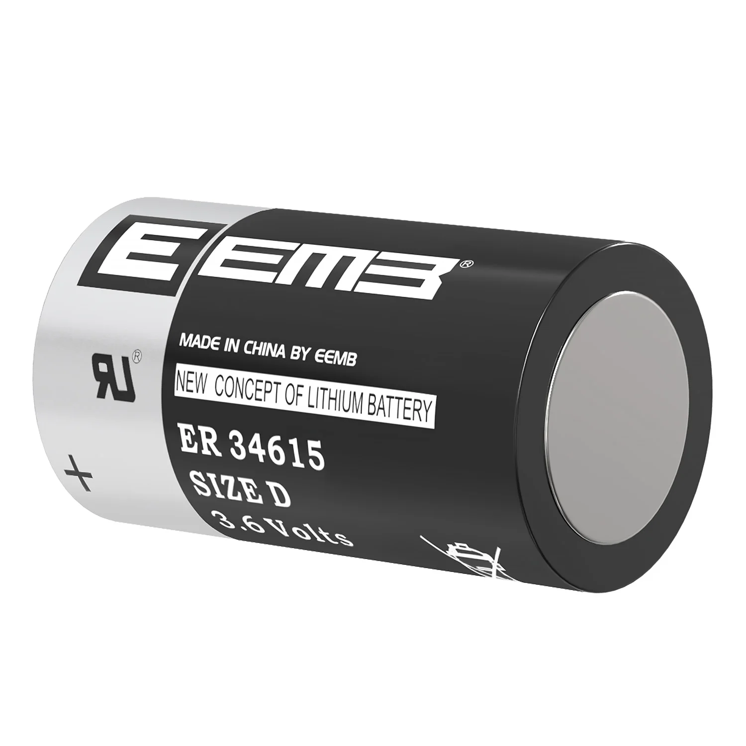 8PCS EEMB 3.6V D size Lithium Battery 19AH Lithium ERbattery34615 Non rechargeable Suitable for industrial equipment