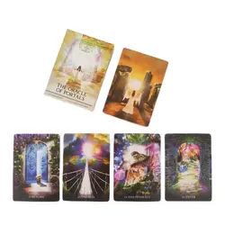 New Hot The Oracle of Portals Ask and Know 44 Cards/Set The Mythic Fate Divination For Fortune Games Family Tarot Cards