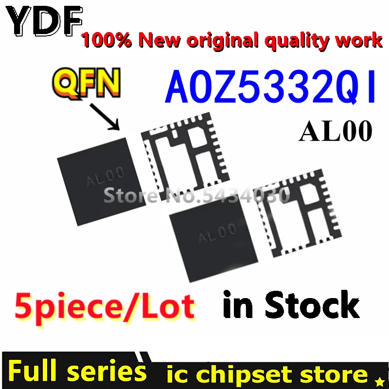 (5 قطعة) 100% جديد AOZ5332 AOZ5332QI AL00 ألو QFN-31 شرائح
