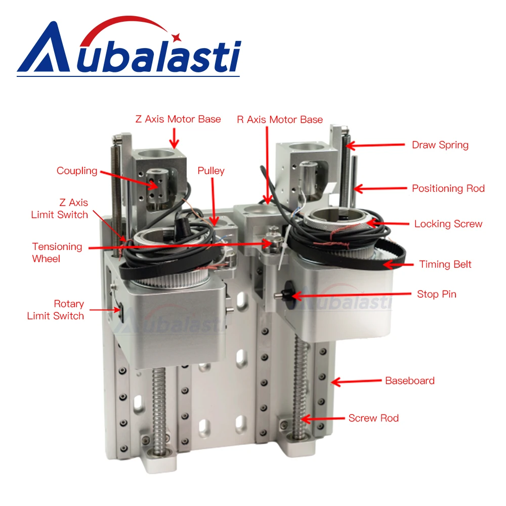Aubalasti CNC Vibrating Knife Lengthen Knife Seat Lift 150mm 210mm 250mm Limit Switch NPN NO For CNC Vibrating Knife Cutting