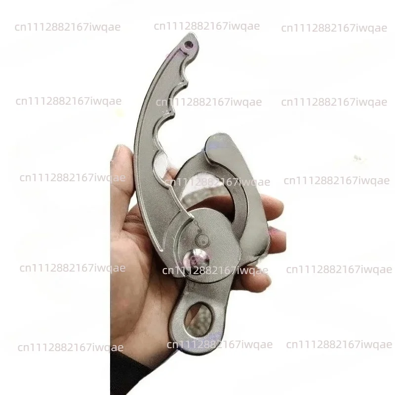 Compact Lightweight Aluminum Rescue Descender for Rock Climbing Rappelling Arborist Work Professional Protection 1 pcs