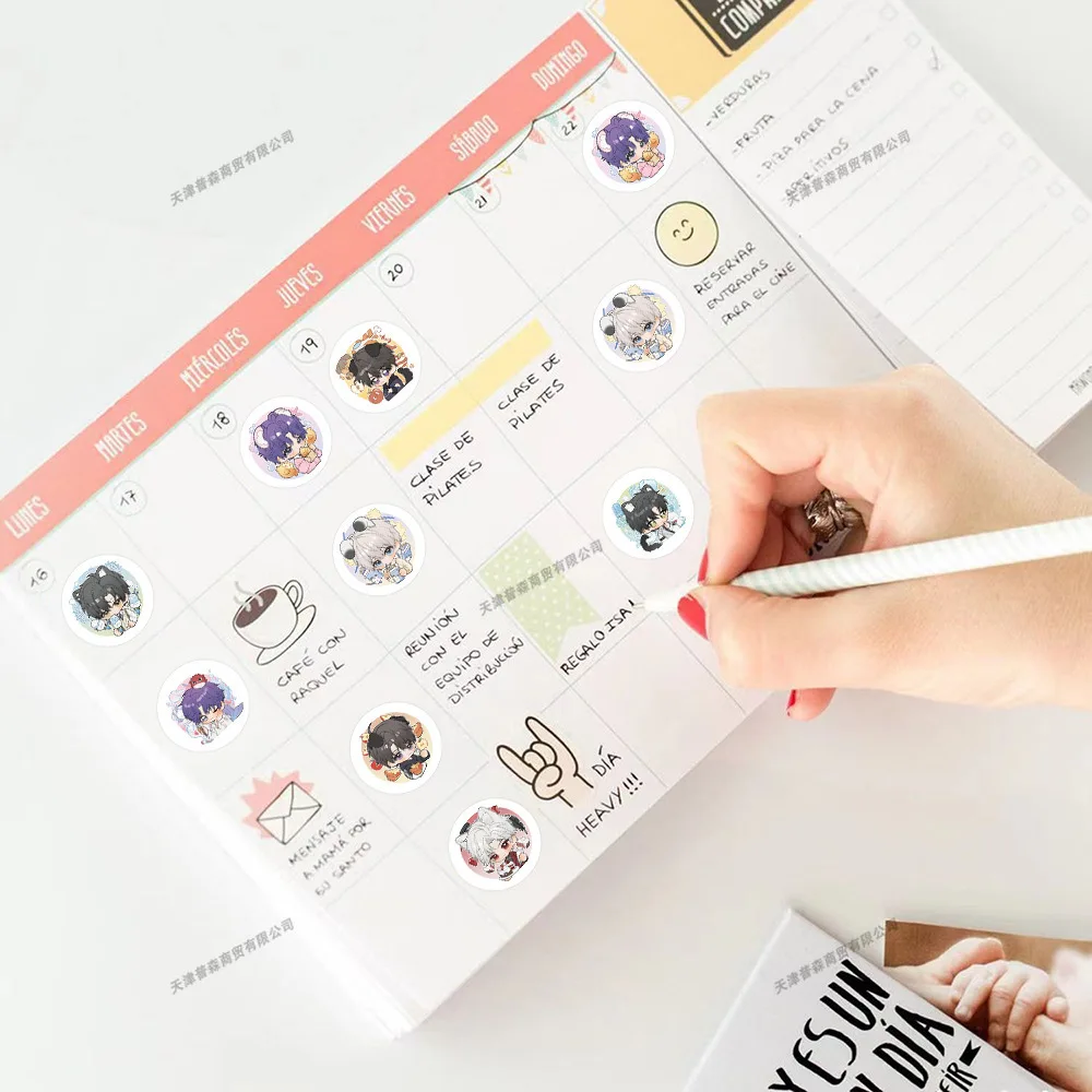 500 قطعة مجموعة ملصقات الرسوم المتحركة Kawaii شخصيات الحب والمساحة العميقة لسكرابوكينغ مذكرات دفتر الكمبيوتر المحمول الهدايا الديكور