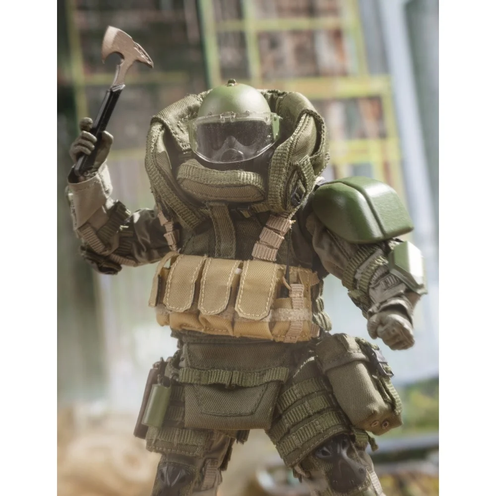 HiPlay HASUKI Shield Soldier Video Game Seamless Design 1:12 Scale Miniature Action Figurine SA02