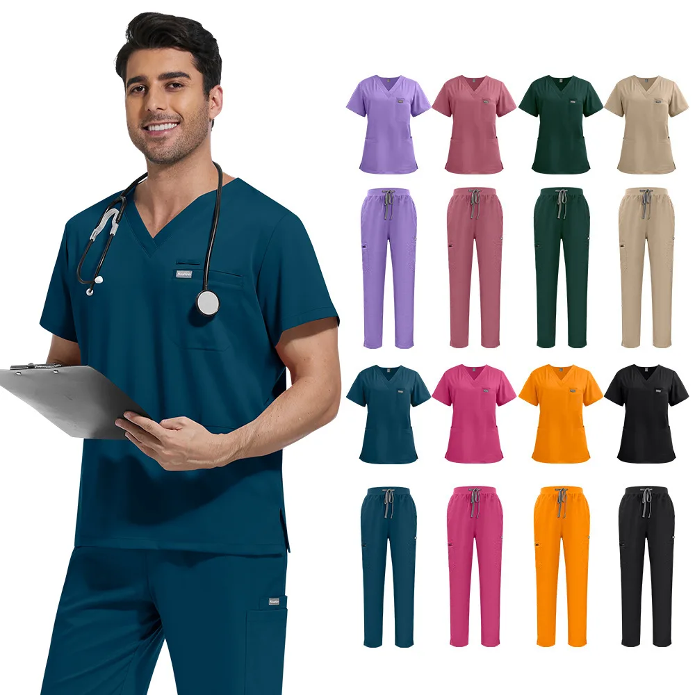 professional-men-medical-uniforms-women-scrubs-sets-hospital-nurses-accessories-dental-clinic-beauty-spa-workwear-clothes-suits