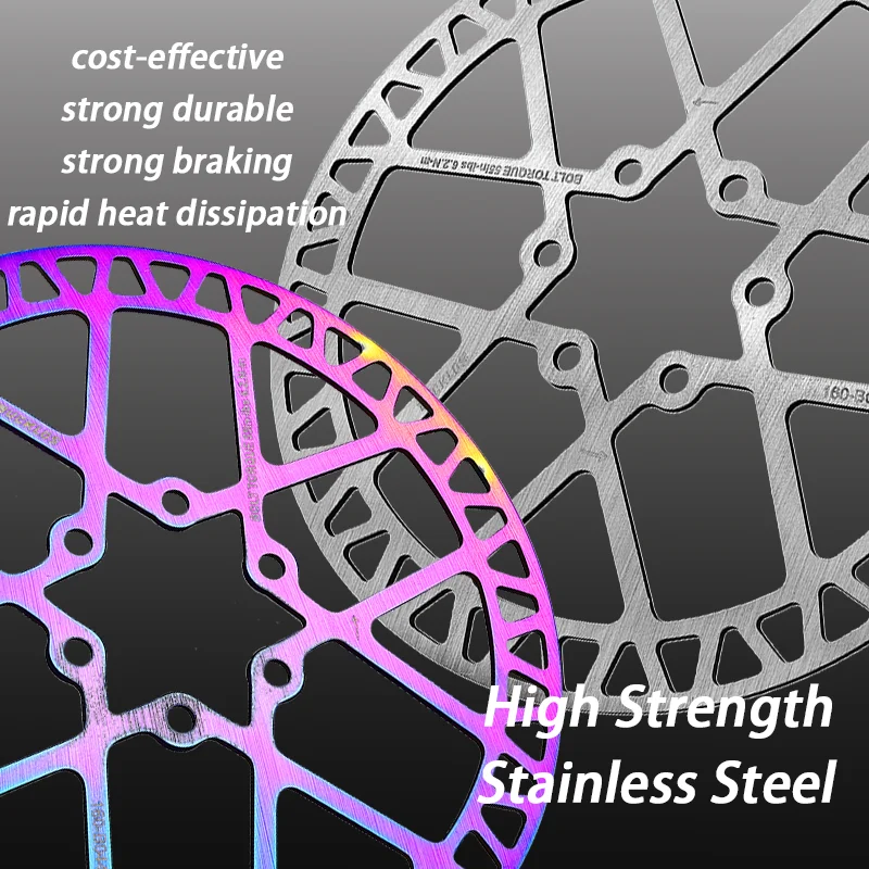 

BUCKLOS 160mm Bike Brake Disc Ultra Light Bicycle Brake Rotor MTB Road Bike BMX Hydraulic Disc Brake Rotor Durable Cycling Parts