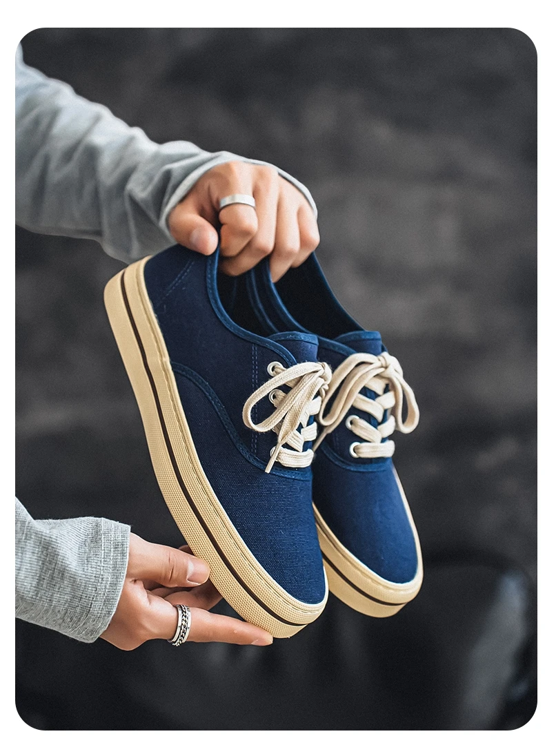 Sommer-Herren-Segeltuchschuhe, bequeme, atmungsaktive, lässige Turnschuhe, modische, niedrig geschnittene Designer-Schuhe für Herren, Vulkanisationsschuhe – Detail 11