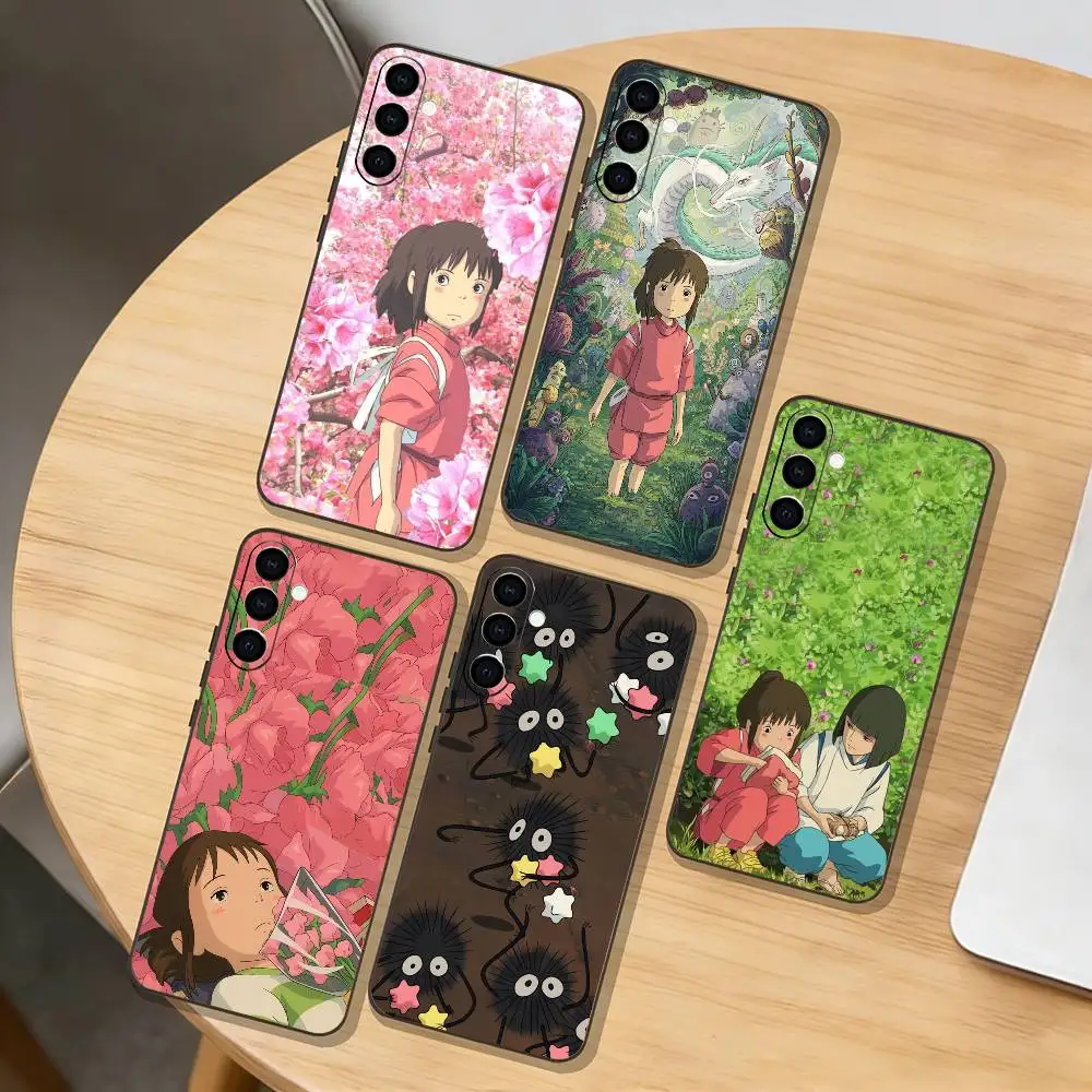

Spirited C-Chihiro O-Ogino A-Away-SA Phone Case For Samsung Galaxy A73,A72,A71,A70,A53,A52,A51,Others Soft Black Cover