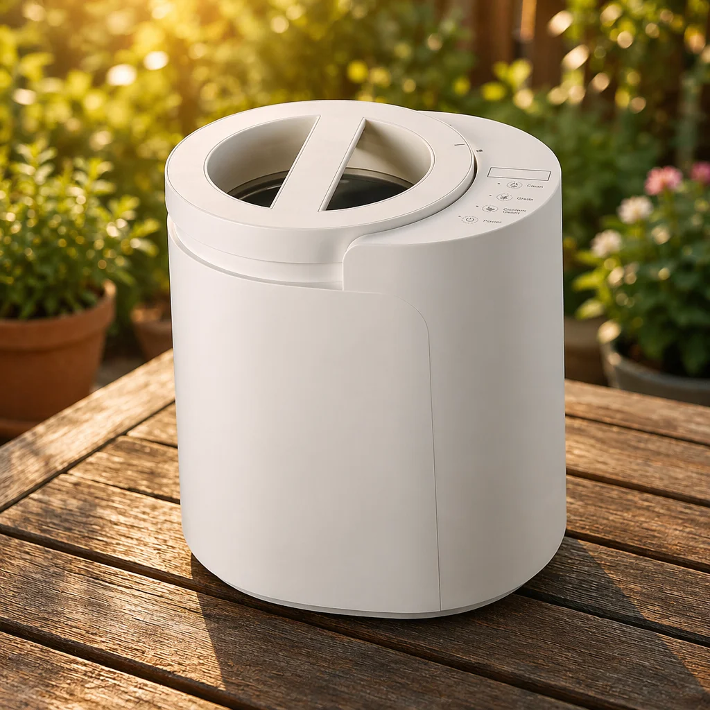 Smart Stainless Steel Composter Machine for Home Use Portable Electric Food Waste Composter with Odorless Filter