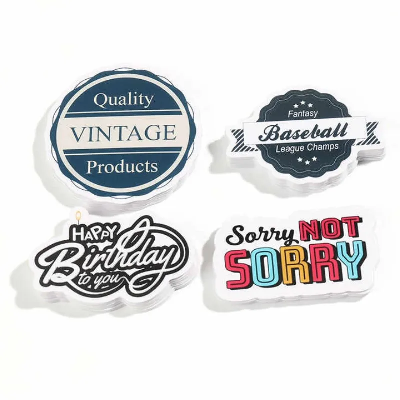 100PCS Custom Stickers and Customized Logo Wedding Birthday Baptism Stickers DIY Your Own Logo Stickers Personalize Stickers