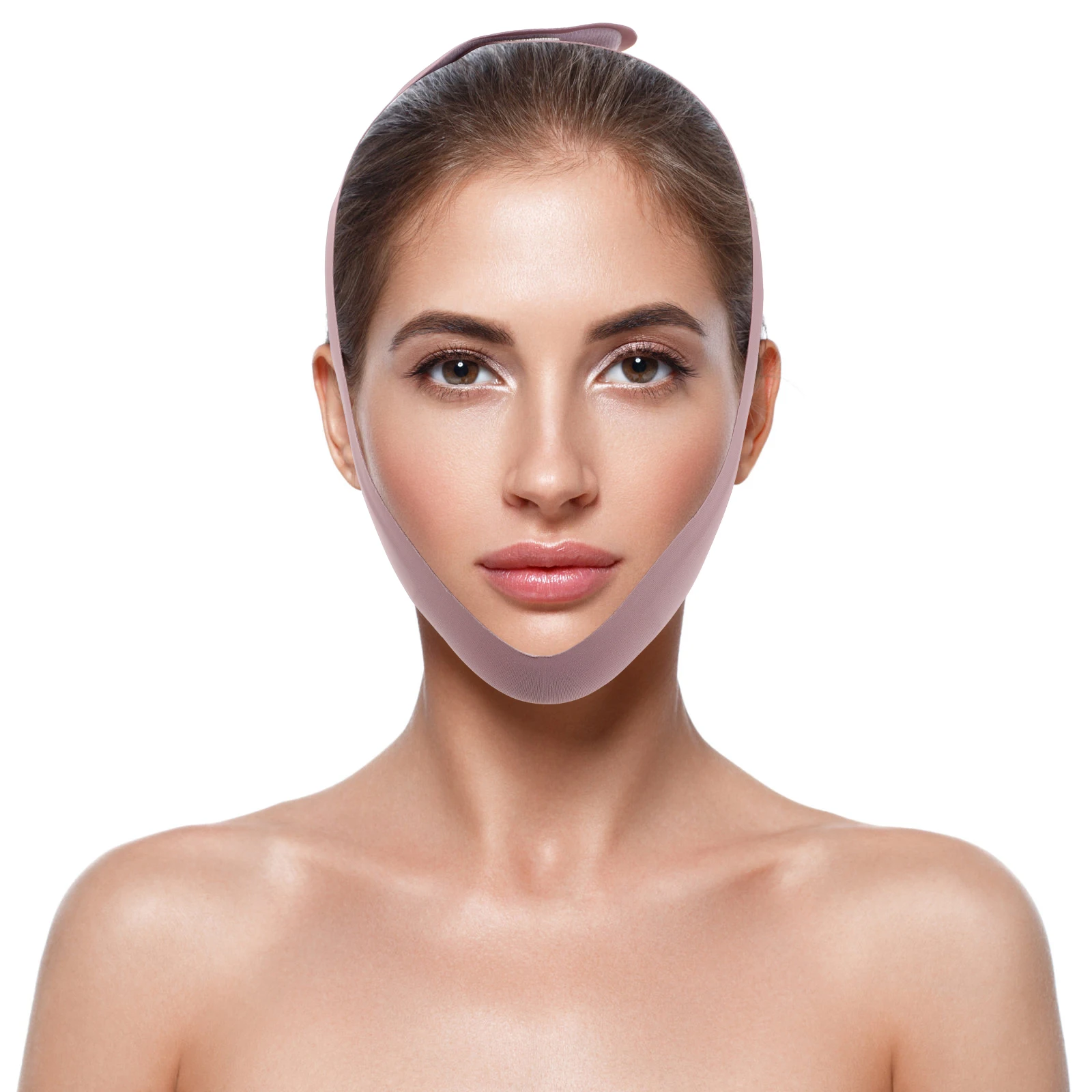 

Magenta Face Strap Chin Lift Mask Women V Small Face Line Belt Skincare Chin Belt Anti Aging Tightening Firming Tool