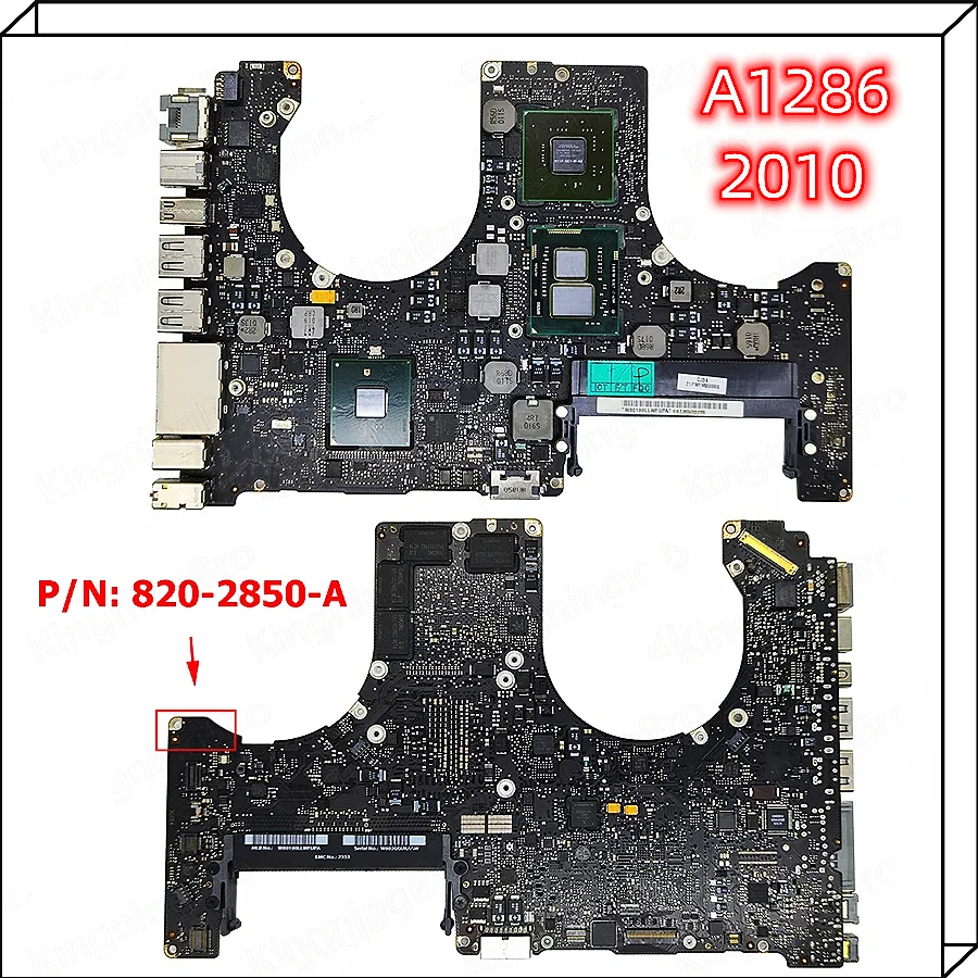 Mapa mãe a1286 testado inicial MacBook Pro 15 polegadas a1286 mapa lógico Core dois Core 2 I5 i7 2008 2009 2010