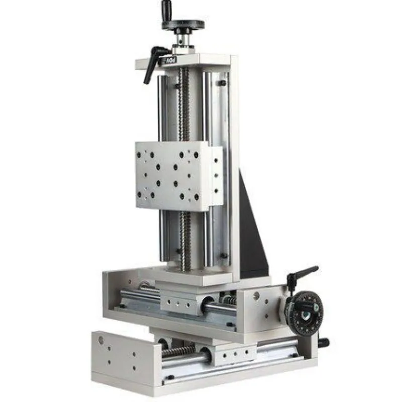 Ball screw slide table  Manual translation table, manual lift table Three-axis slide table, displacement table with lock