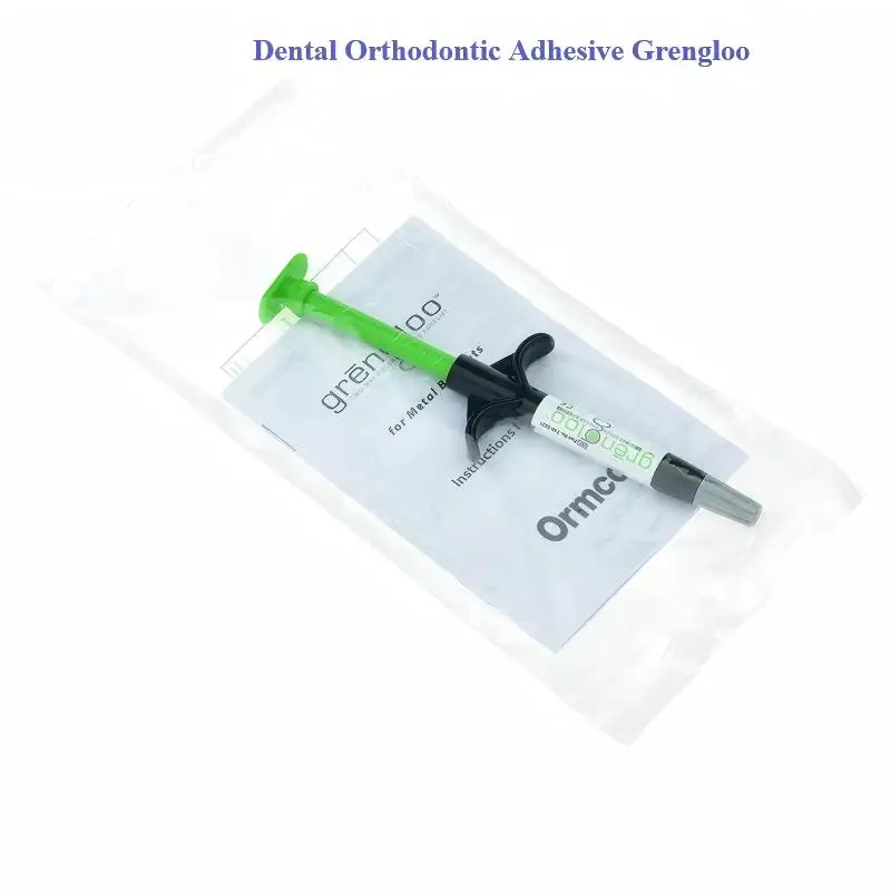 Ormco Orthodontic Bracket Adhesive Green Light Cure Bonding Resin Color Change Adhesive Dental Orthodontic Material 4g view 4