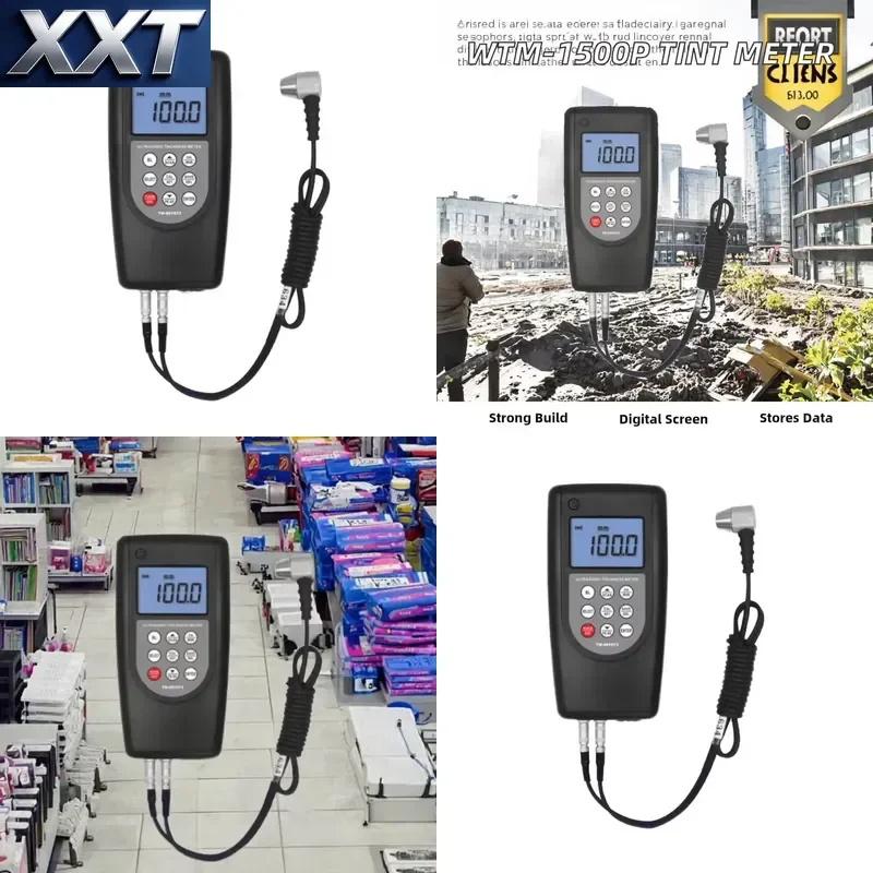 XXT Landtek Window Tint Meter WTM-1500P Testing Machine Printer Stores 500 Measurements High Accuracy 1% 1 Year Warranty