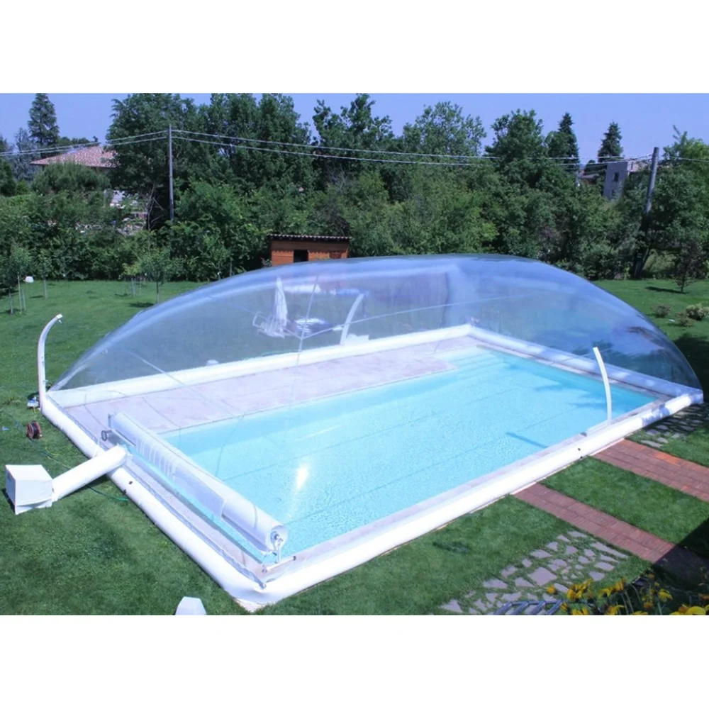 Commercial Inflatable Pool Dome Clear Swimming Pool Dome Cover