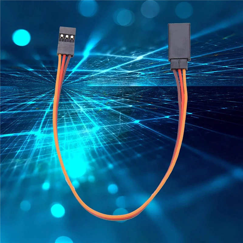 REPLA-50 Pieces Of Male-To-Female Servo Extension Cords For RC Futaba's JR Remote Servo Extension Cord Wire And Cable (500 Mm)