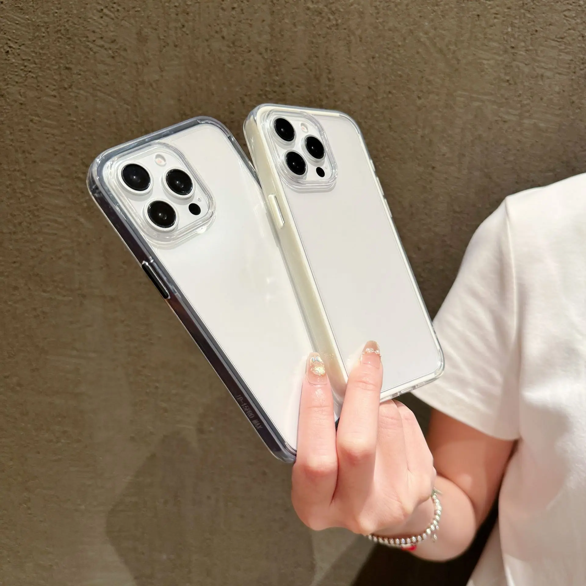 Hülle für iPhone 17 Pro Transparentes Acryl Anti-Drop Drei-in-Eins, für 15 Schutzhülle – Detail 2
