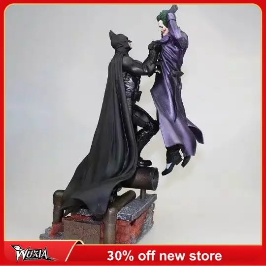 

30cm DC Comic Series Batman Battle Joker Action Figure Batman Battle Statue Model Box Handicraft Decoration Display for Children