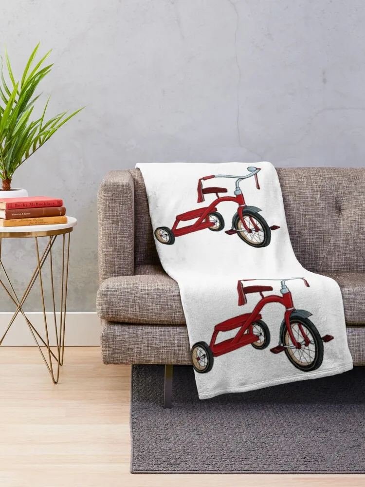 vintage tricycle Throw Blanket Luxury Throw Sofas warm for winter Blankets