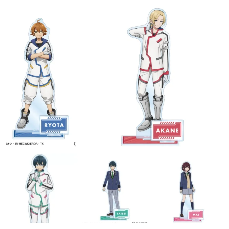 

Anime Shinkalion 15cm Acrylic Stand Accessories Ornament Double Insertion Collection for to friend Gift