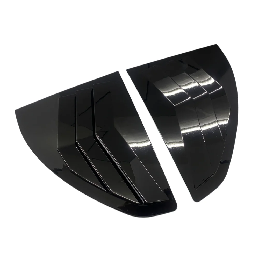 For Toyota Yaris 2007 2008 2009 2010 2011 2012 2013 Car Rear Louver Window Side Shutter Cover Trim Sticker Vent Scoop Accessorie