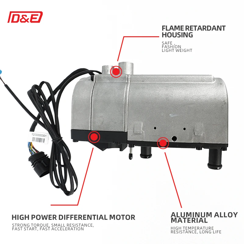 New Arriving Dies el Parking Water Heater 5kw 12v For truck RV Boat Engine Coolant Liquid Heater