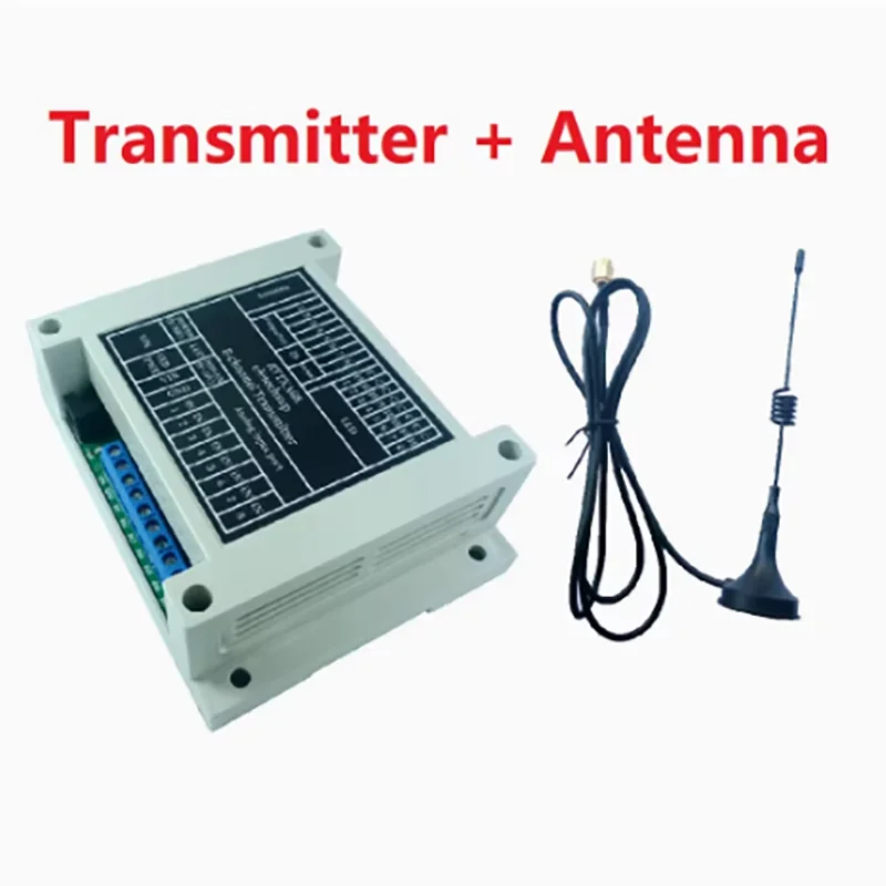 8 Channel DC 12V 433M Feedback Remote Controller Lora Relay Swicth Module RTTXA08 RTRXB08