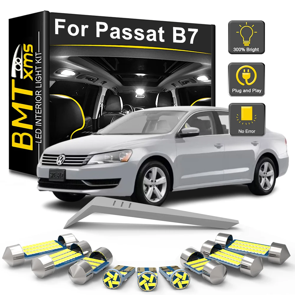 

BMTxms Canbus For VW Volkswagen Passat B7 Sedan Variant 2011 2012 2013 2014 2015 Car LED Interior Reading Light Bulb Accessories