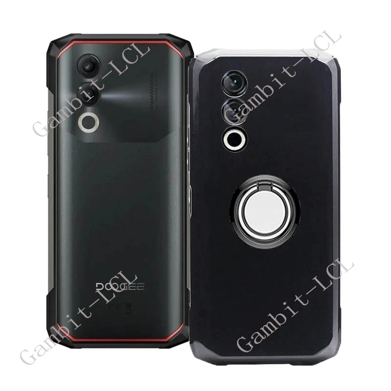 For Doogee Blade 20 Blade10Power Blade20 Back Ring Holder Bracket Phone Cover TPU Soft Silicone Case On  Doogee Blade 10 Power