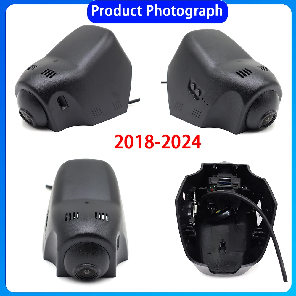 for Jaguar F Type F-Type X152 Lister LFT 2013-2024 OEM 4K DVR Dash Cam Front Rear Camera WiFi Video Recorder Plug and Play