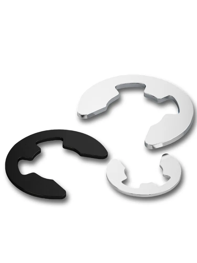 10/50/100 pièces 304 acier inoxydable/65 # Rondelle d'anneau de retenue de circlip en acier Mn M1.2 M1.5 M2 M2.5 M3 M3.5 M4 M5 M6 M7 M8-M15