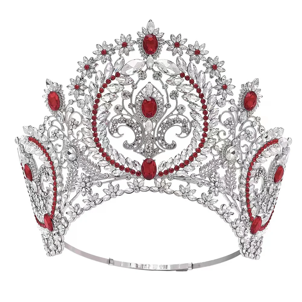 Miss Teen Earth 2023 for Pageant Big Alloy Crown Adjustable Headband
