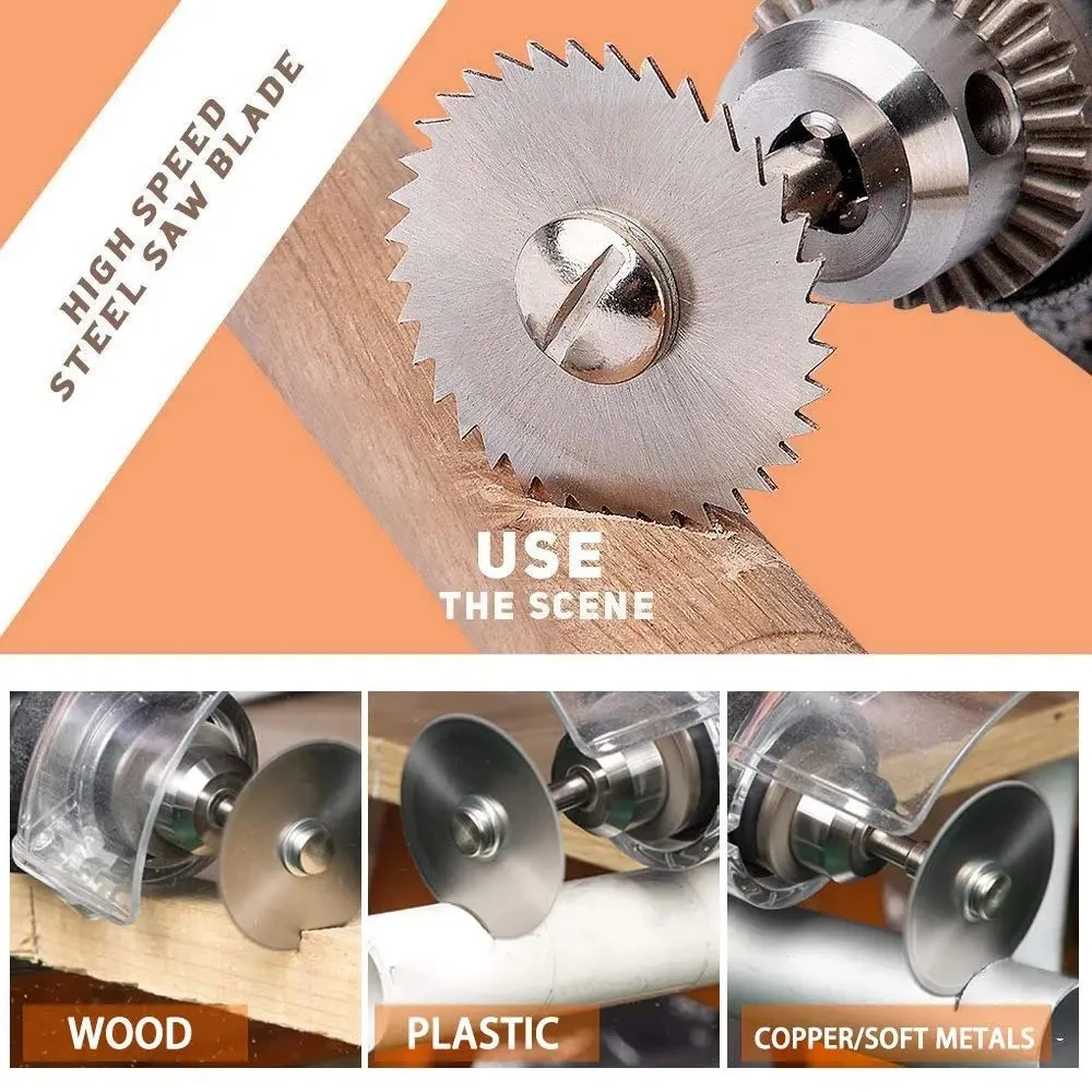 VIBRATITE 44 Pcs Cutting Wheels Set for Dremel Rotary Tool Accessories Kit Gifts for Men Great for Cutting Gems  Glass