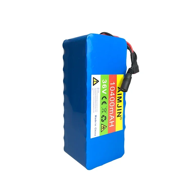 10S4P 36V 10400mAh Lithium Battery Pack 18650 10.4Ah for 250W 450W 750W,for scooter balance vehicles battery replacement