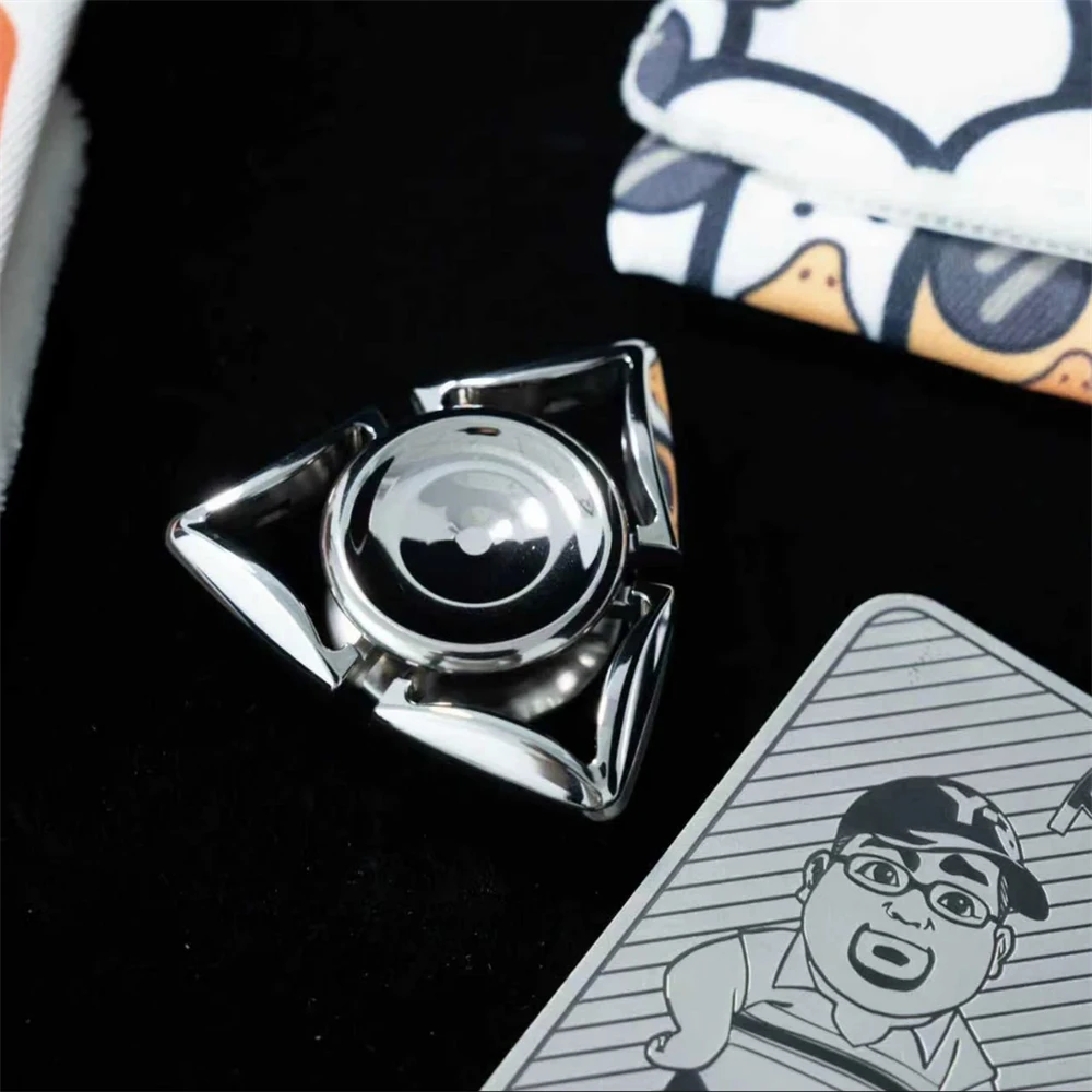 PPEDC Fidget Spinner alliage de titane curseur EDC jouets Anti-Stress main Spinner pour adultes enfants TDAH soulagement de l'anxiété jouets sensoriels