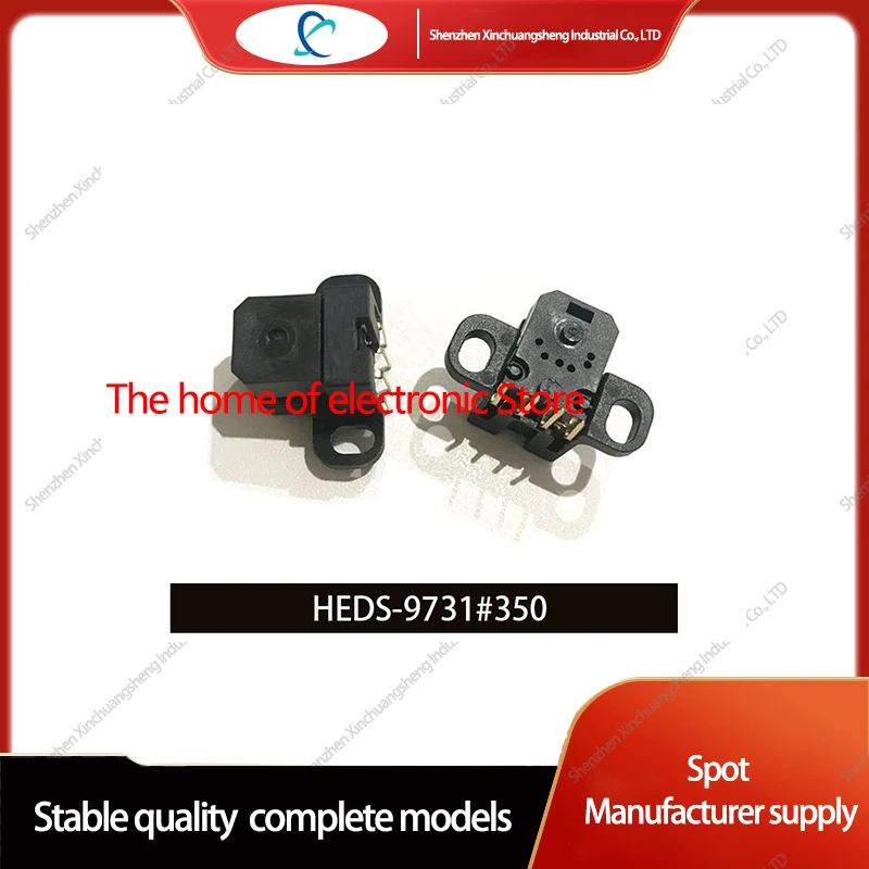 

2PCS HEDS-9731 # 350 Encoding Sensor Stepping Motor AB Phase Grating Reading Head Encoder HEDS-9731-350