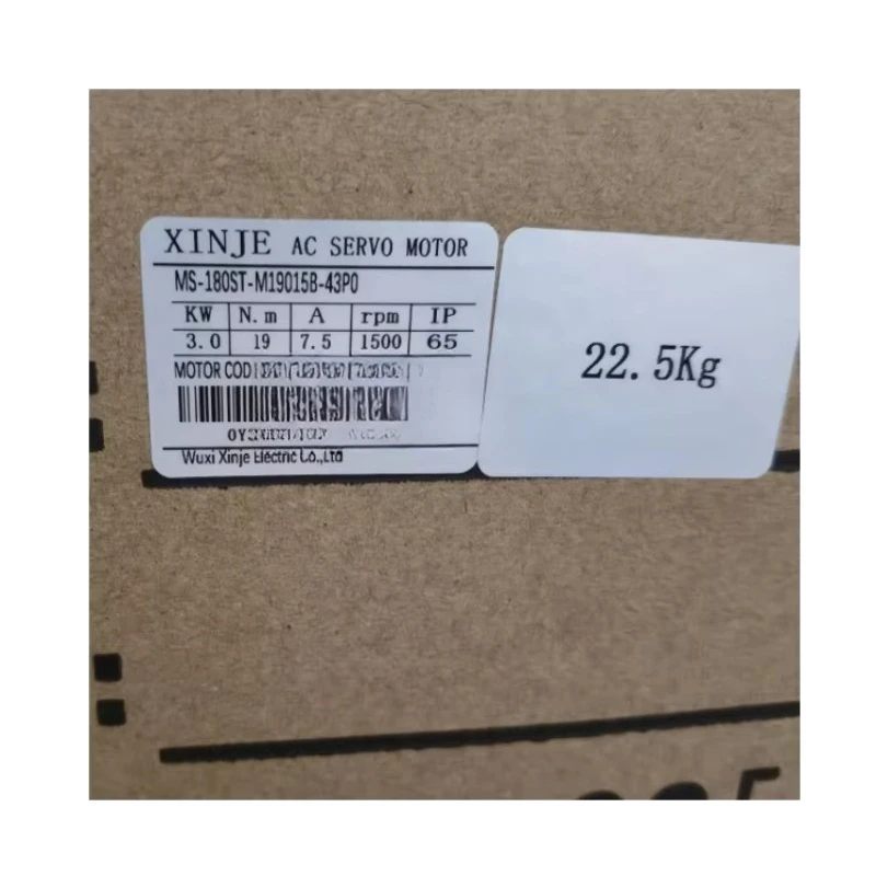 

XIEJIE MS-180ST-M19015B-43P0 SERVO MOTOR 3KW MS-180ST-M19015B-23P0 SERVO MOTOR 3KW MS6H-180CS15B2-43P0 MS-180ST-M27015B-44P3