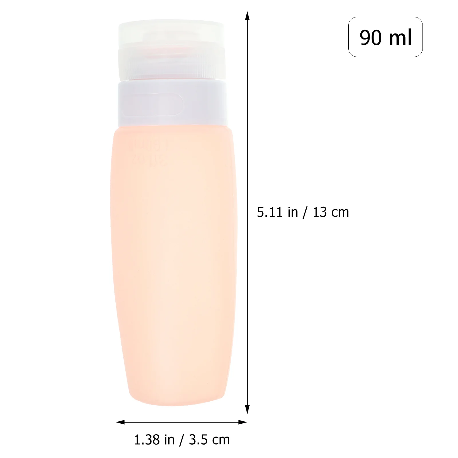 

3pcs Silicone Travel Bottles 90Ml Refillable Leakproof Toiletries Containers Shampoo Lotion Conditioner Body Wash Travel Size