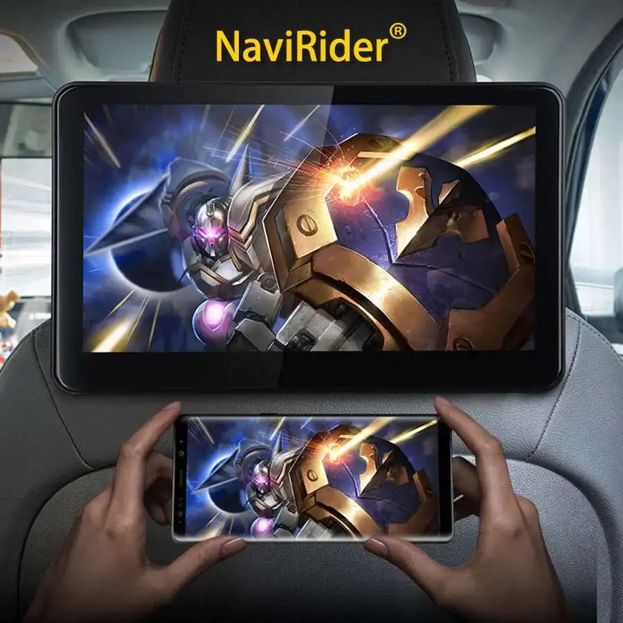 10.1/11.6inch Headrest Monitor Display IPS Android Tablet Touch Screen For Car Rear Seat Player Video Music FM AirPlay HDMI