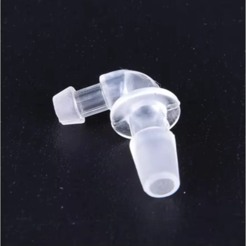 100pcs Siemens Type Connector Elbow for BTE Hearing Aid Earplug Connecting Ear Tip