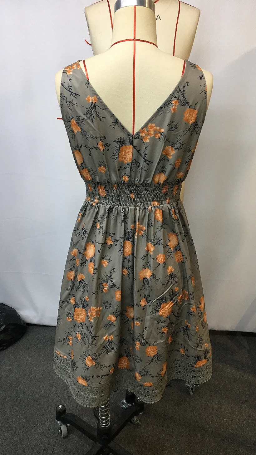 2023 Retro-Western-Cowboy-Stil-Freizeitkleid für Damen – Vintage-Denim-A-Linien-Kleid mit Stickerei, Boho-Chic-Sommerkleid