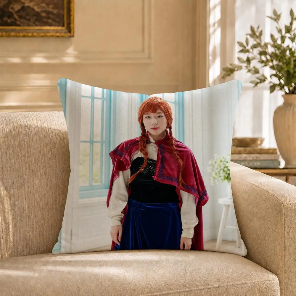 Singer P-Park Ji-Hoon Cushion Cover Short‑plush Cushion Cover,Breathable,Skin‑friendly,Washable,room Sofa Decor Gift