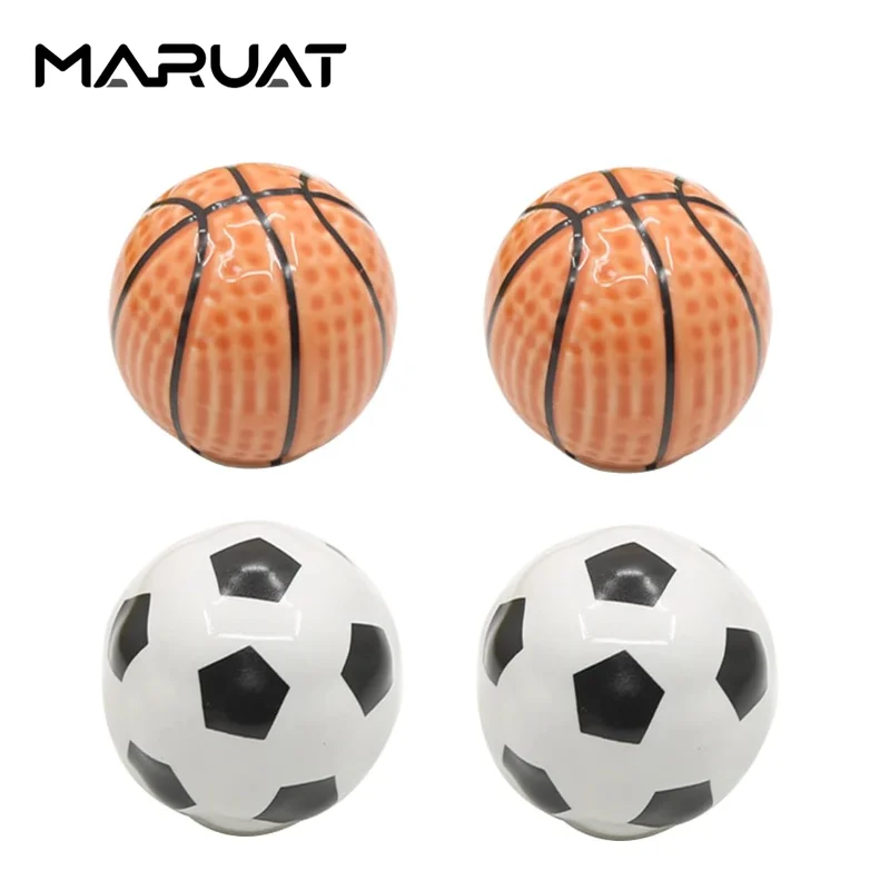 

Ball Sports Cabinet Door Knobs Children Room Ceramic Furniture Knob for Kids Basketball Boy’s Dresser Wardrobe Drawer Pull