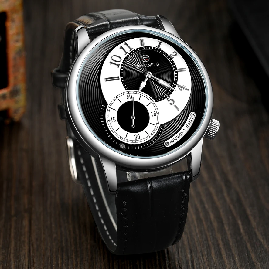 2024 Forsining Skeleton Automatic Mechanical Watches Waterproof Men\'s Watch Famous Brand Luxury Clock Relogio Masculino For Men