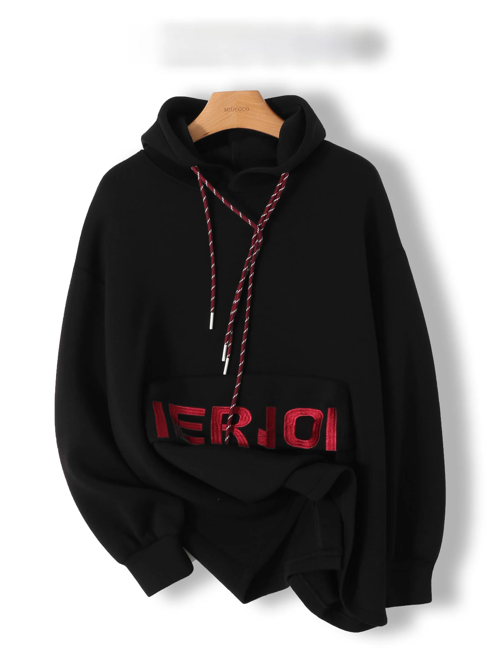 

Fashionable Contrast Color Hoodie Long Sleeve Letter Women's Jacket Casual plus Size Street Style Comfortable Fit Hooded Swea...